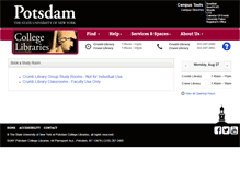 Tablet Screenshot of potsdam.libcal.com