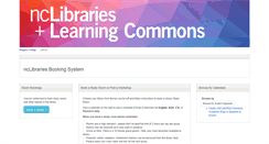 Desktop Screenshot of nclibraries.libcal.com
