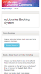 Mobile Screenshot of nclibraries.libcal.com