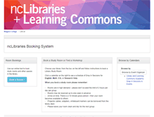 Tablet Screenshot of nclibraries.libcal.com